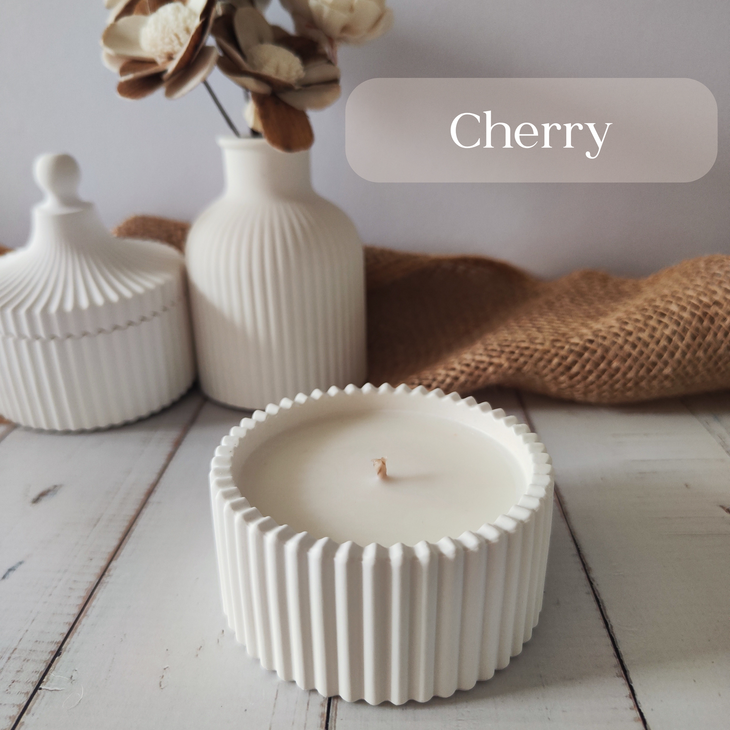 Cherry Candle Small