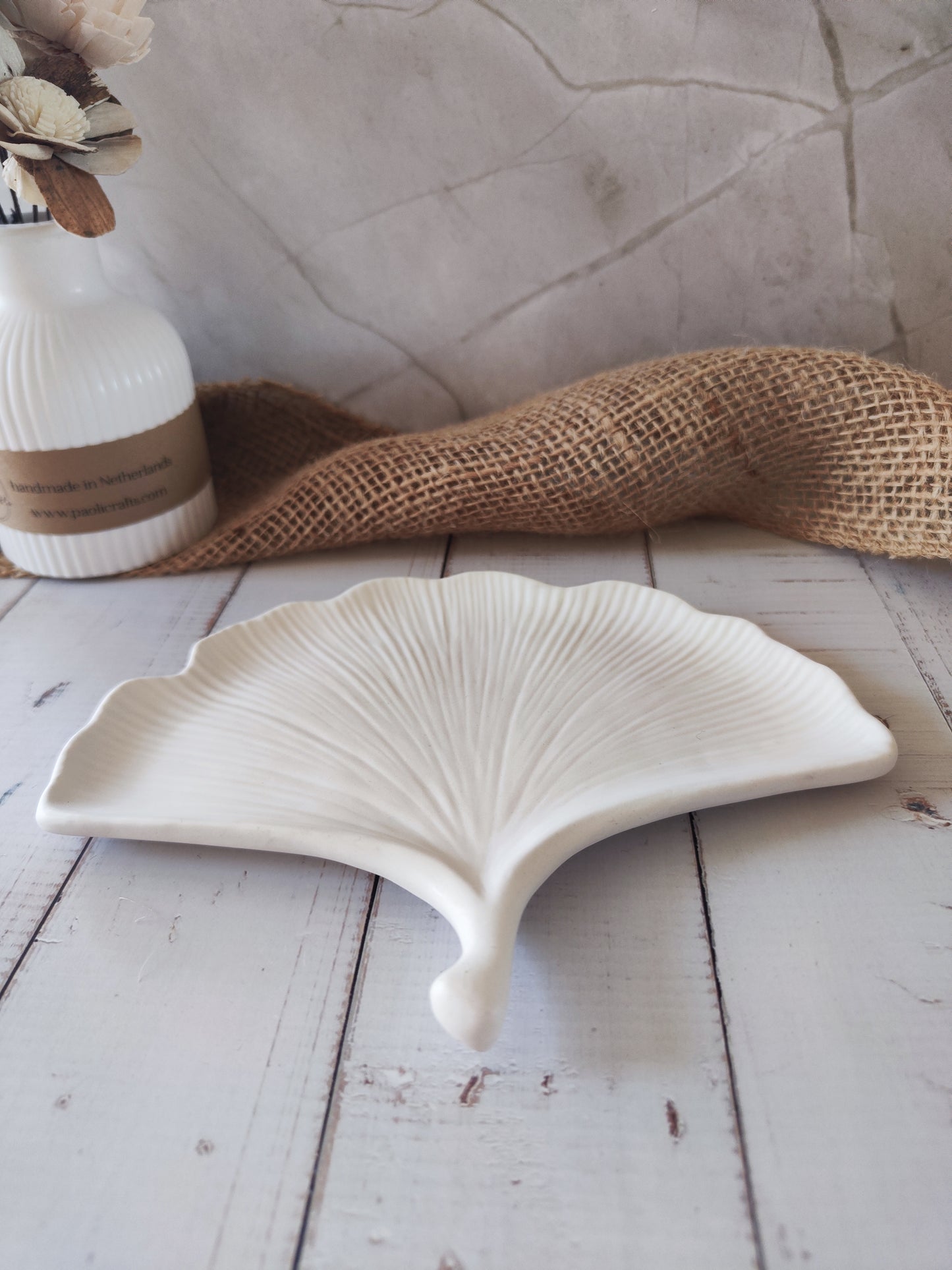 Gingko Leaf Trinket Tray