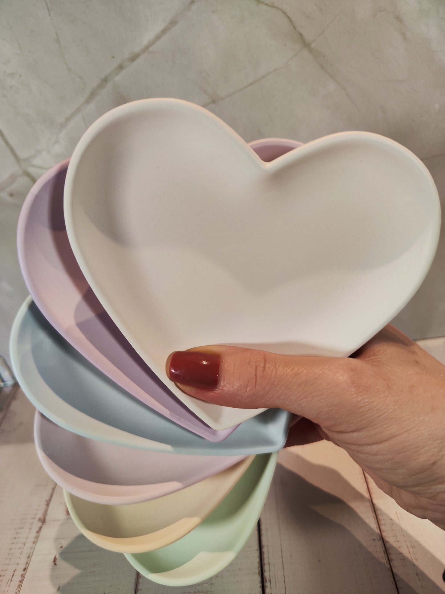 Pastel Heart Tray