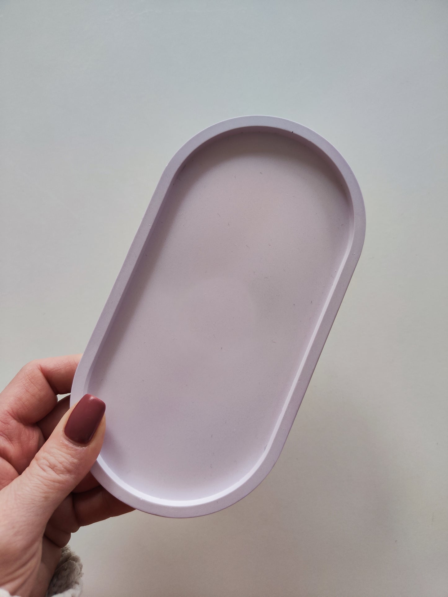 Pastel Decorative Oval Tray