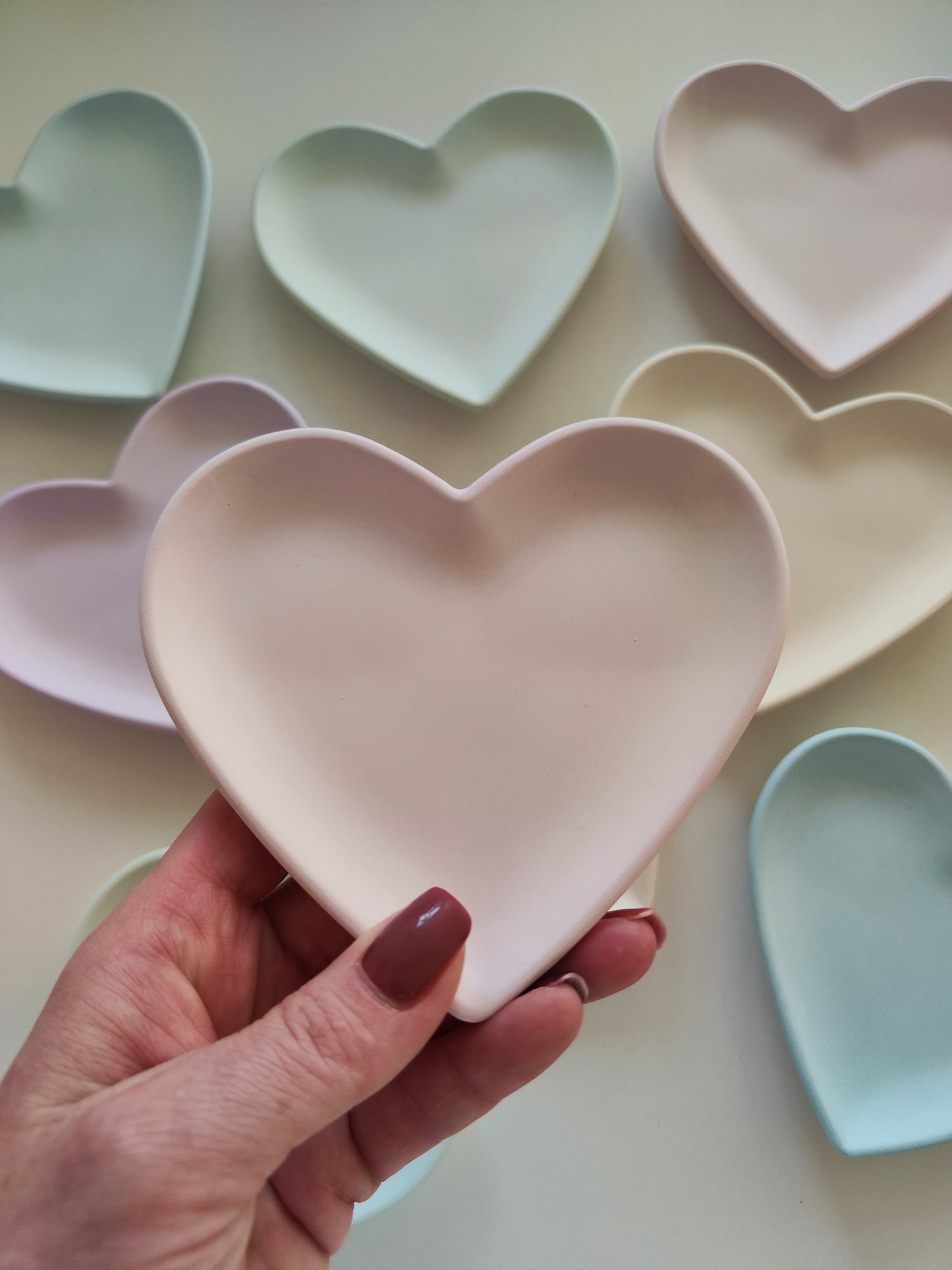 Pastel Heart Tray