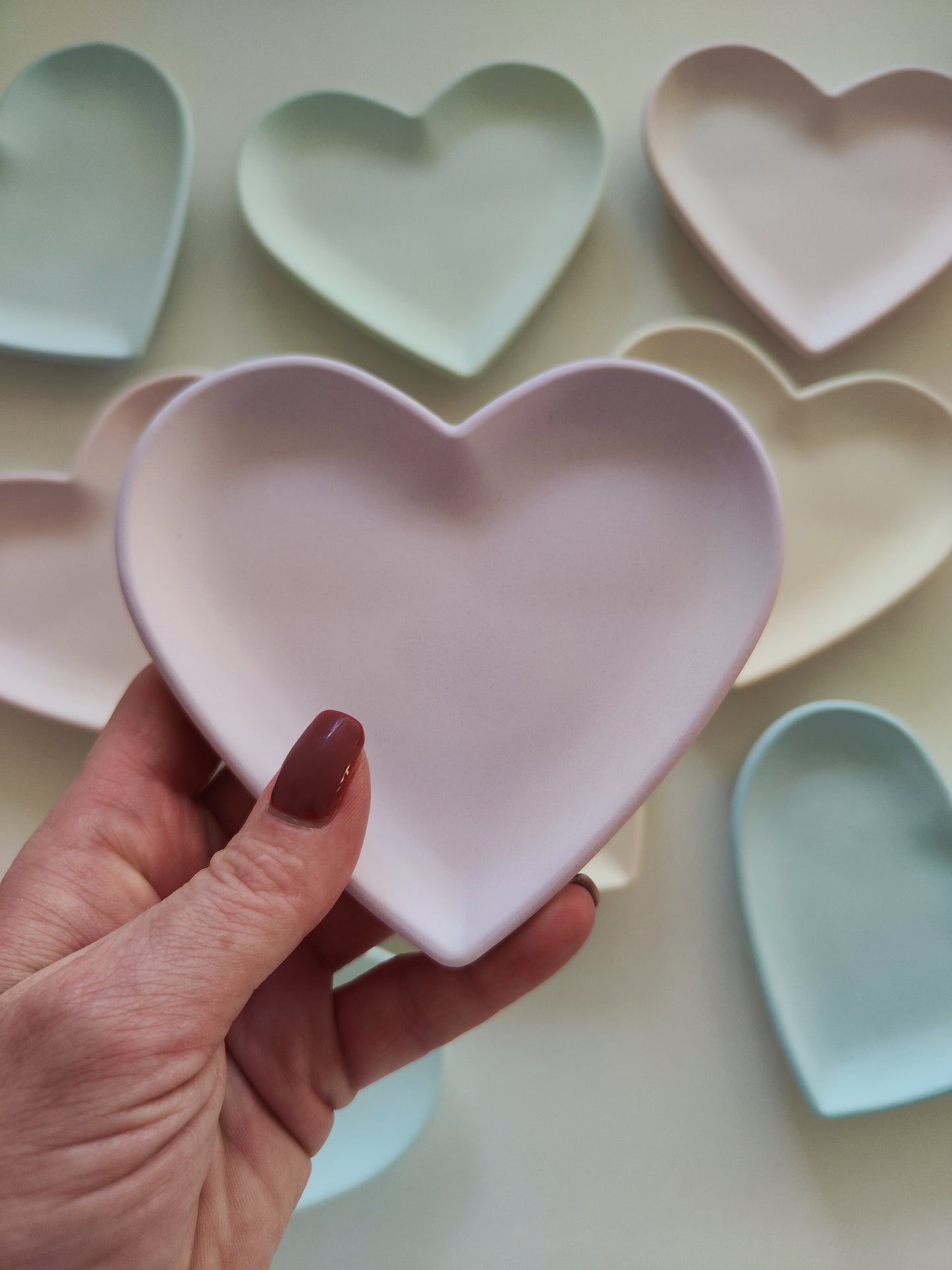 Pastel Heart Tray