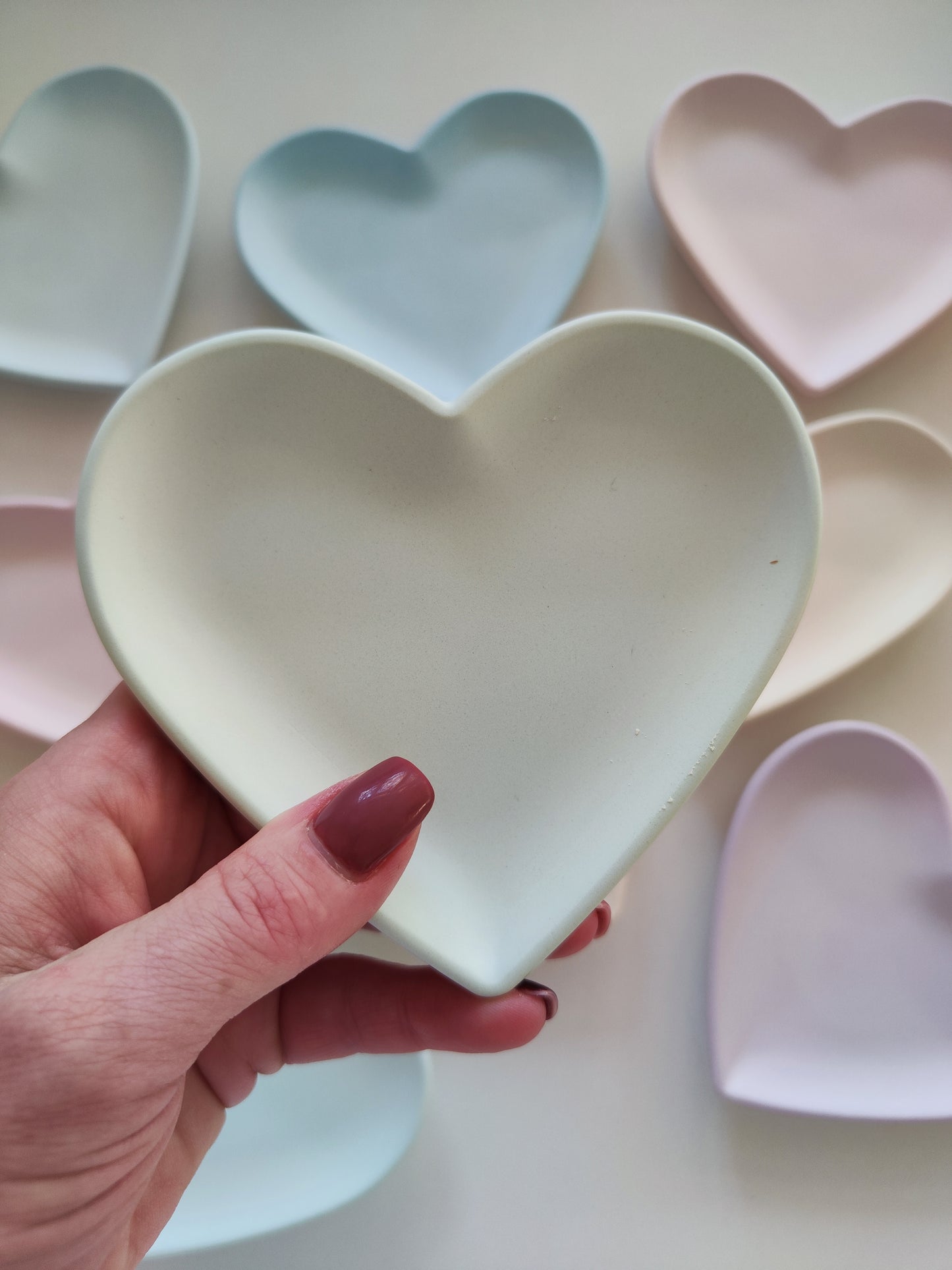 Pastel Heart Tray