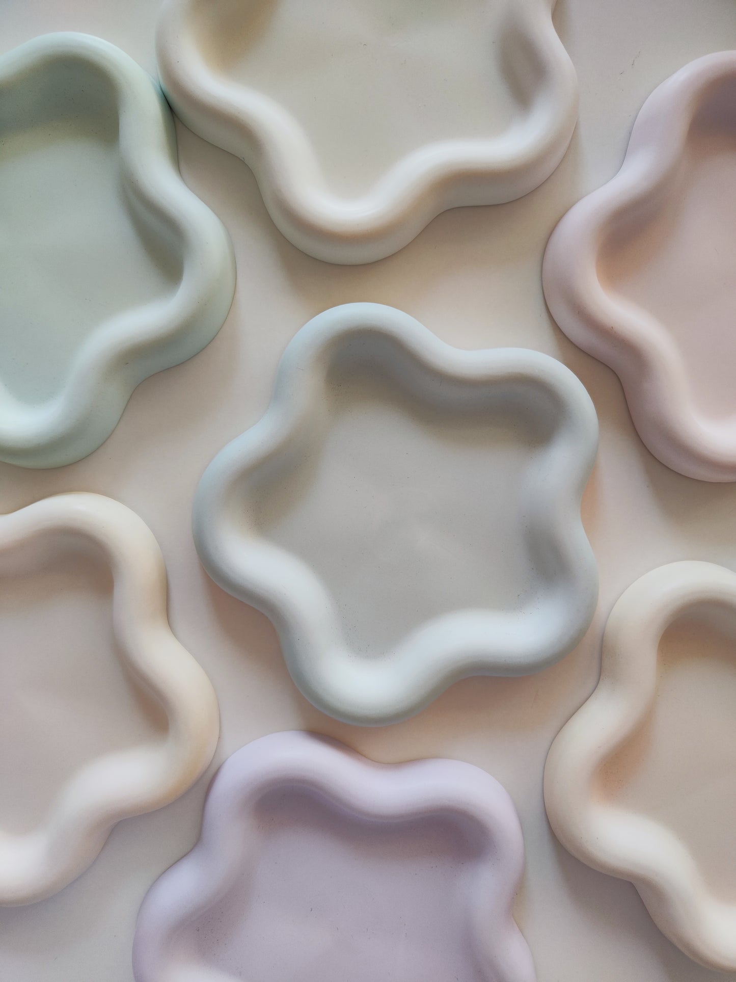 Pastel Flower Trinket Tray