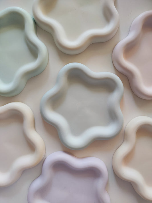 Pastel Flower Trinket Tray