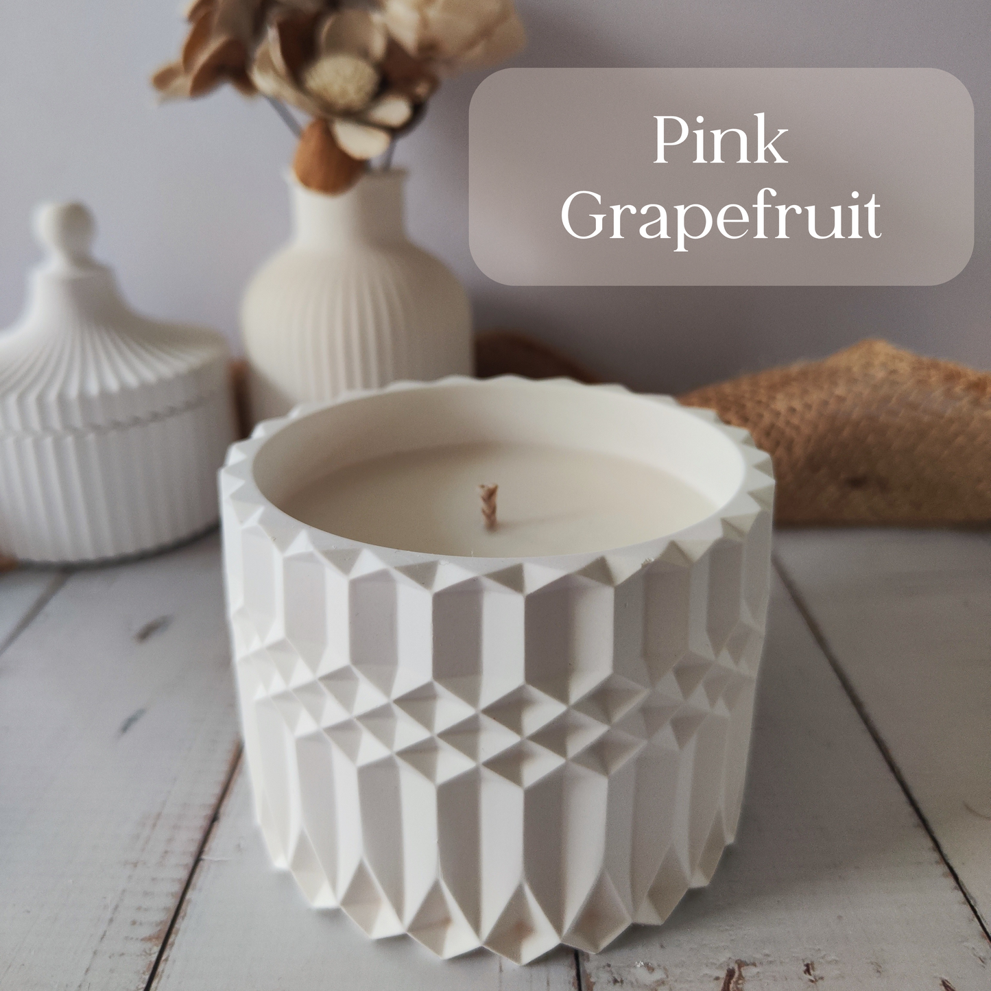 Pink Grapefruit Candle Large