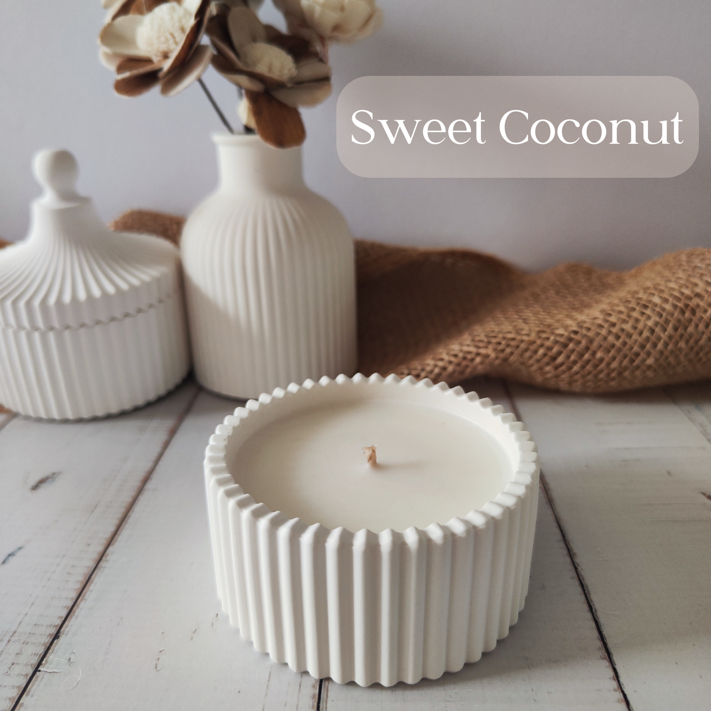 Sweet Coconut Candle Small